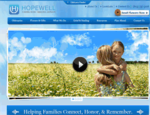 Tablet Screenshot of hopewellfuneral.com